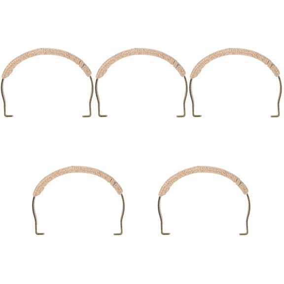 FUEENIRVA Khaki Metal and Jute Teapot Handle, Anti-Scald, Easy Install for Kitchen Use 5Pcs