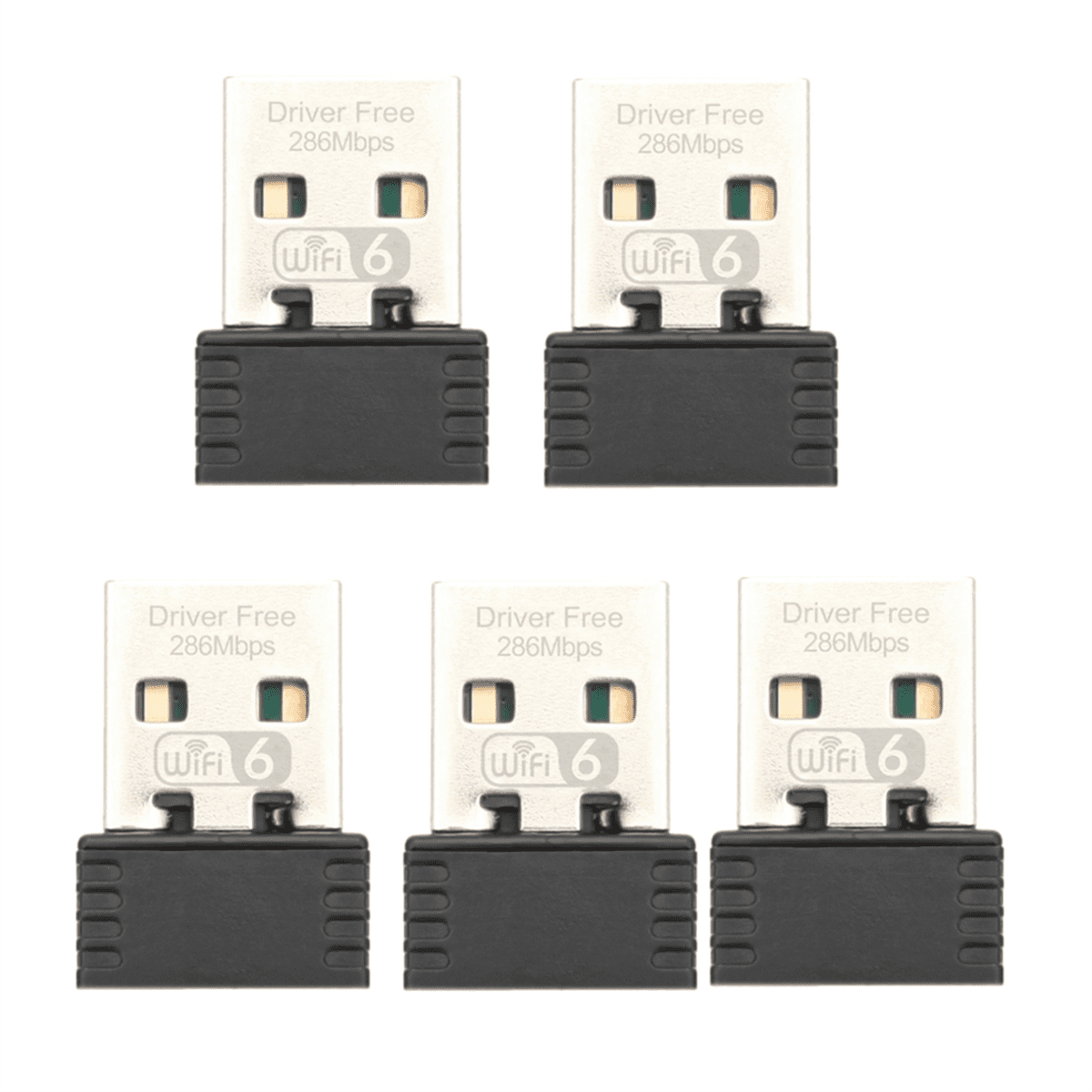 5 PCS USB WiFi Adapter Wireless Network Lan Card 2.4Ghz Free Driver