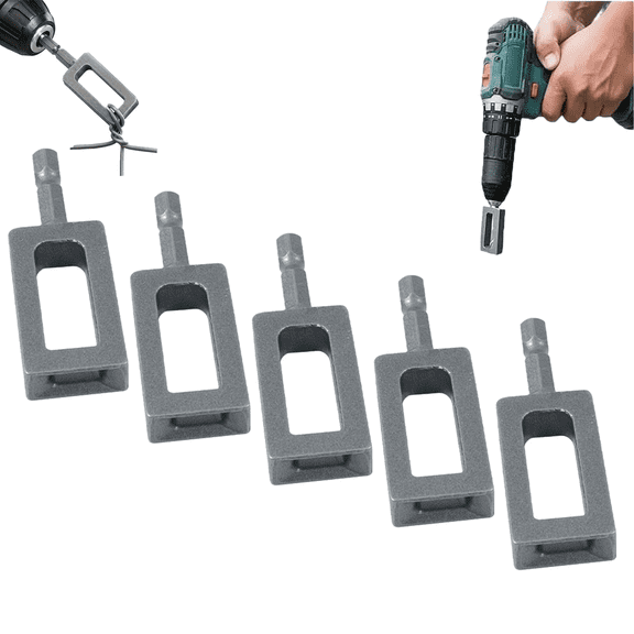 5 PCS Wire Twister Tool for Drill, Durable Wires Stripper & Electrical Cable Twisting Tool for Electricians