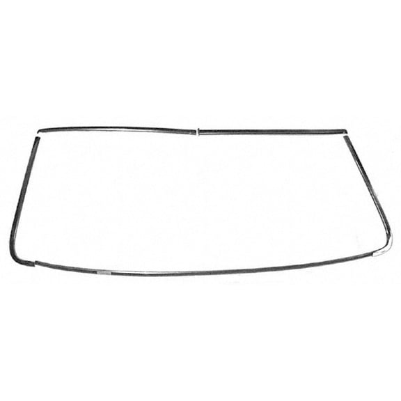 5-PIECE FRONT REVEAL MOULDING SET FOR HARDTOP AND CONVERTIBLE MODELS