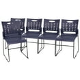 thumbnail image 1 of 5 PK Navy Plastic Stack Chairs, 1 of 4