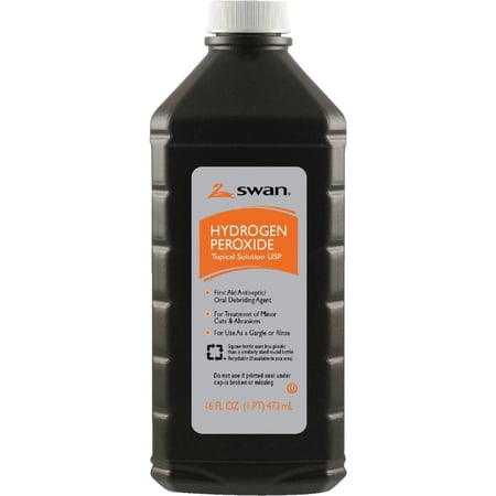 5 PK, Swan 1000035089-Swan 8 Oz. 3% Hydrogen Peroxide