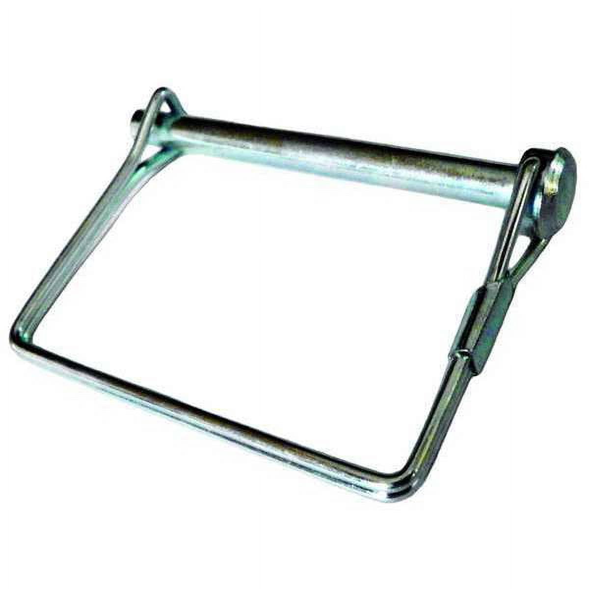 5 PK ZoroSelect Safety Pin, Steel, Not Graded, Zinc Plated, 1/4 in Pin Dia, 2 1/2 in Usbl L, 3 in L