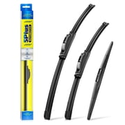 5 PLUS Silicone + Water Repellent Windshield Wiper Blades Compatible with Subaru Forester 2018-2014 ,Subaru Outback 2019-2015 Windshield Wipers,All-Seasons Wiper blades-OEM Quality