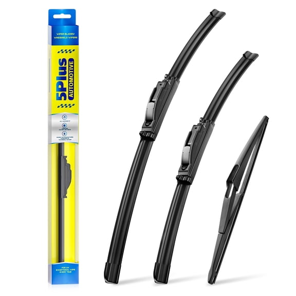 5 PLUS Silicone + Water Repellent Windshield Wiper Blades Compatible with Nissan Rogue 2023-2014 Windshield Wipers,All-Seasons Wiper blades-OEM Quality