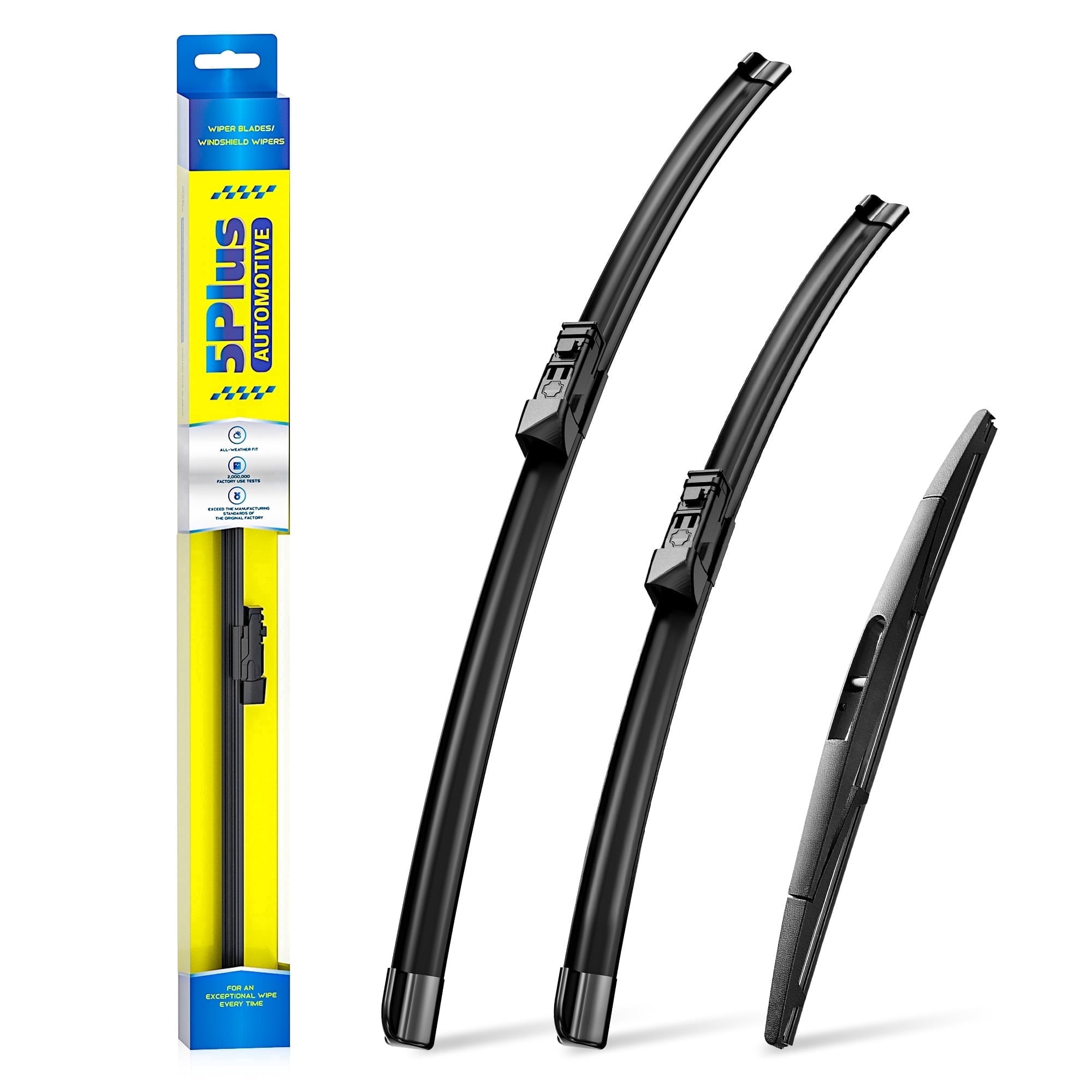 5 PLUS Silicone + Water Repellent Windshield Wiper Blades Compatible with Subaru Impreza 2023-2017 Subaru Crosstrek 2023-2018 Windshield Wipers,All-Seasons Wiper blades-OEM Quality