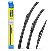 5 PLUS Silicone + Water Repellent Windshield Wiper Blades Compatible with Honda CRV 2016-2012 Windshield Wipers,All-Seasons Wiper blades-OEM Quality