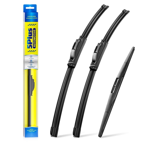 5 PLUS Silicone + Water Repellent Windshield Wiper Blades Compatible with Honda Pilot 2024-2016 Windshield Wipers,All-Seasons Wiper blades-OEM Quality