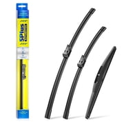 5 PLUS Silicone + Water Repellent Windshield Wiper Blades Compatible with Honda CR-V 2025 2024 2023 Windshield Wipers,All-Seasons Wiper blades-OEM Quality