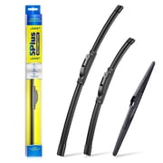 5 PLUS Silicone + Water Repellent Windshield Wiper Blades Compatible with Hyundai Tucson 2020-2016 / Toyota Venza 2022-2021 Windshield Wipers,All-Seasons Wiper blades-OEM Quality