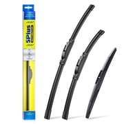 5 PLUS Silicone + Water Repellent Windshield Wiper Blades Compatible with Toyota Corolla 2024-2019 GR Corolla 2024-2023 Windshield Wipers,All-Seasons Wiper blades-OEM Quality
