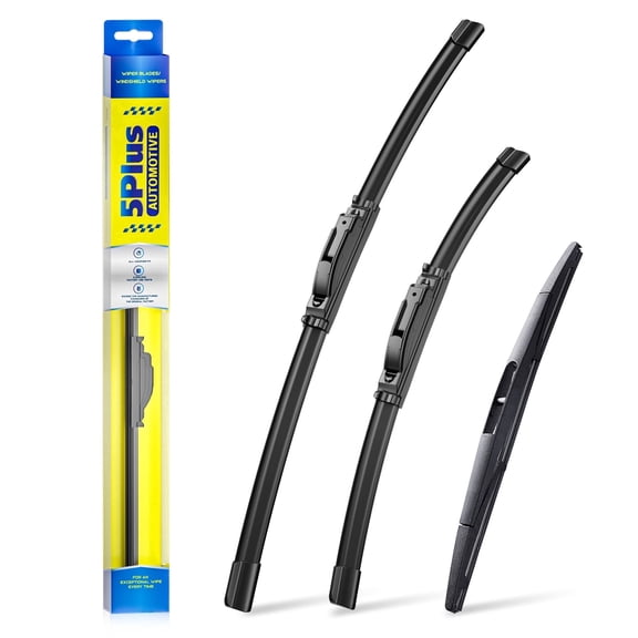 5 PLUS Silicone + Water Repellent Windshield Wiper Blades Compatible with Honda CR-V 2022-2017 Windshield Wipers,All-Seasons Wiper blades-OEM Quality