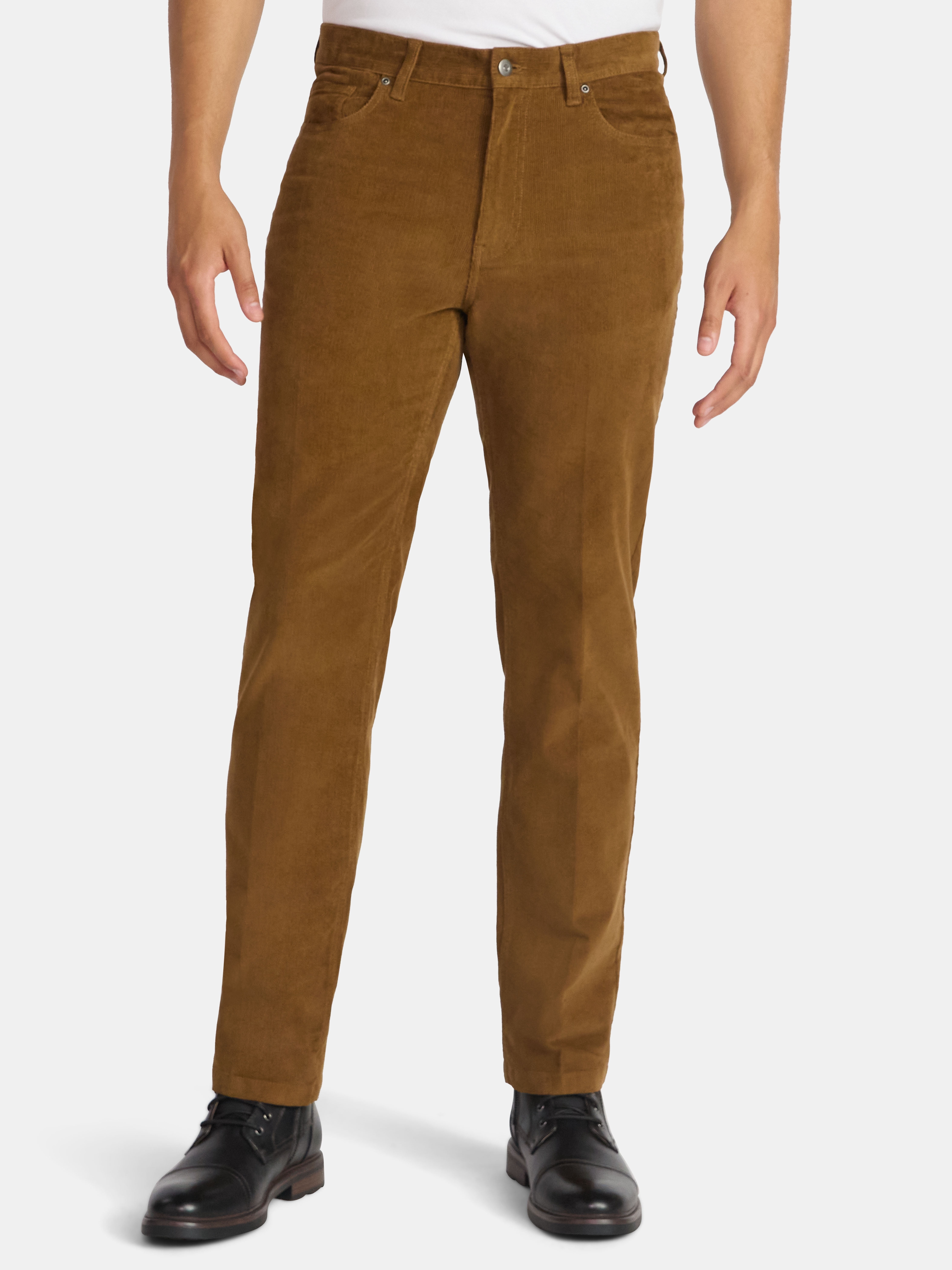 George Men's 5-Pocket Corduroy Pants, Size 29-48