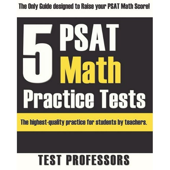 Pre-Owned 5 PSAT Math Practice Tests (Paperback) 0979678668 9780979678660