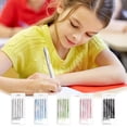 thumbnail image 1 of 5-Pack 0.5 mm Retractable Gel Pens, Fast-Drying Click Pens with Smooth Ink Flow and Fine Tips for Note Taking, Journaling, Office Work, Forms, Planning and Daily Writing, Black, 1 of 7