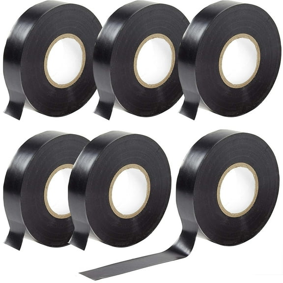 5 Pack 0.7in x 33ft Electrical Tape,TGY Industrial Grade Electrical Tape,Water-Resistant & Flame Retardant Electrical Insulation Tape for Automotive, Electrical, Labeling and Craft Project