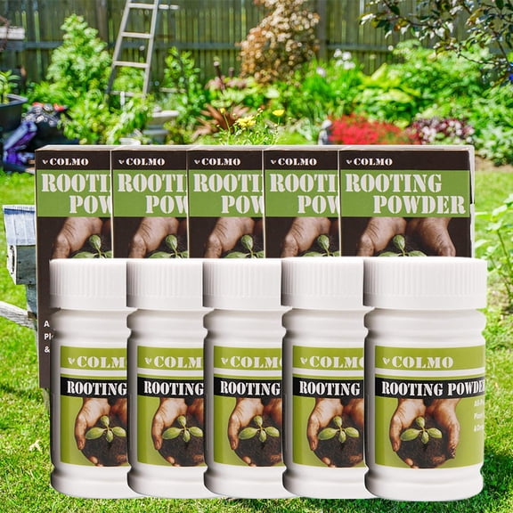 5 Pack (1.76 oz Each Pack) Rooting Hormone Powder for Plants  Supports Strong Roots, Ideal for Cuttings, Transplanting & Nursery Use