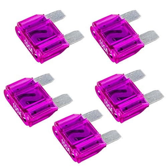 5 Pack 100 AMP Platinum APX Maxi Fuse Blade 100A Car Truck Boat Marine RV