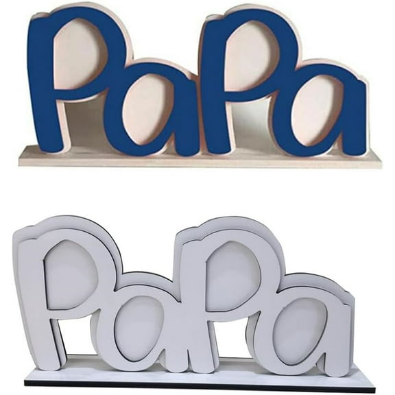 5 Pack 11 x 5.5 Sublimation Blank MDF Photo Frame PaPa Picture DIY Print Frame Poster Desktop Souvenir Gifts Birthday