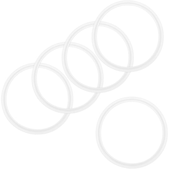 5-Pack 119mm OD Silicone O-Rings Gasket, Seal Gasket for 4.25" Clamp/Compressor Valves Pipe Repair/Sink Plug/Bathtub Plug/Sealing Faucets, Washer Clamp