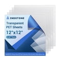 thumbnail image 2 of Duco Plastics 20-Pack 5x5 PETG Clear Plastic Sheets - 0.020" Thick For RC Hobby 2 of 5