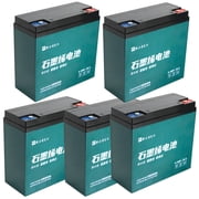 5 Pack 12V 20AH SLA Battery 6-DMF-20 6-DZM-20 6-DZF-20 for 60V Scooter Go Kart Drift Trike ATV Golf Cart Lawn Mower Razor Pit Dirt Bike