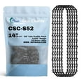 thumbnail image 1 of 5-Pack 14-inch Chainsaw Chain Replacement for Poulan 2550 Titanium Chainsaws - S52 (14", 3/8" Low Profile Pitch, 0.050" Gauge, 52 Drive Links), 1 of 7