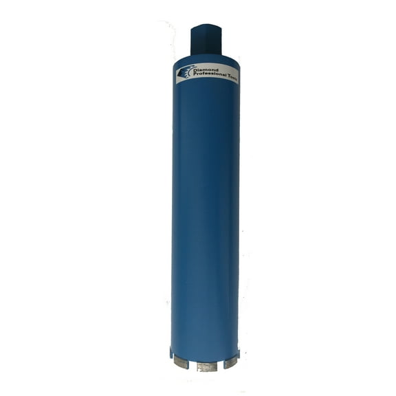 (5-Pack) 3-1/2 Inch Top Professional Quality Diamond Core Drill Bits for Cutting Concrete and Asphalt, 3-1/2" Diameter x 17" Length