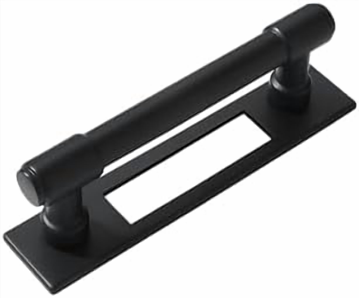 Kitchen Backplate 5 Pack 3 Inch(76 mm) Center to Center Black Cabinet Pull Backplate with ...