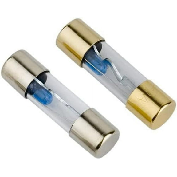 5 Pack 30 AMP Gold Plated Fast-Blow Glass Car Audio AGU Fuse for Car Auto Marine Audio Stereo