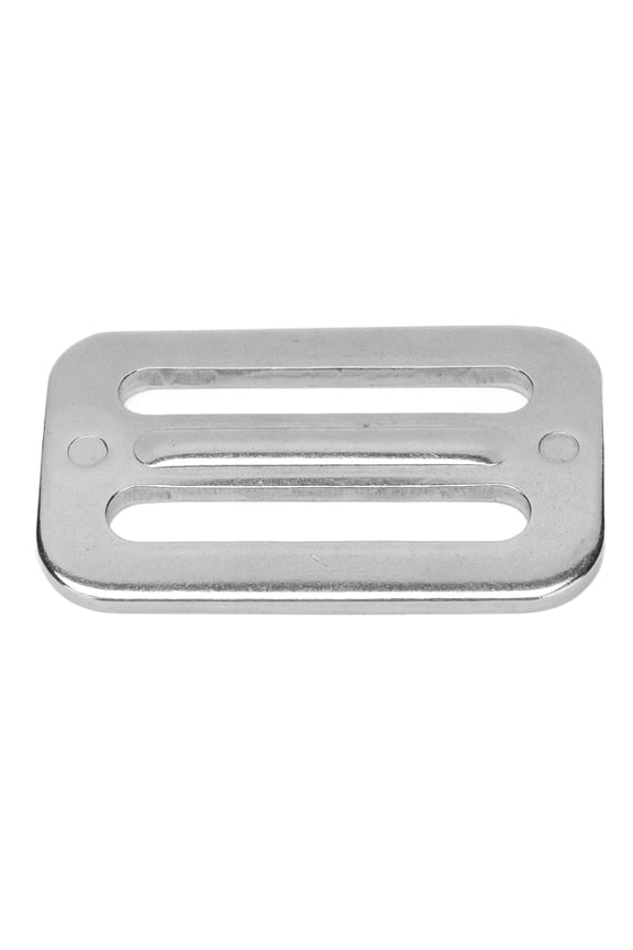 5-Pack 304 Stainless Steel Adjustable Buckles, 2 Inch Webbing Strap Slider for Belts, Collars, Backpacks, Marine Hardware