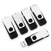 5 Pack 32GB USB Flash Drive KOOTION USB 2.0 Memory Stick Fold Storage Thumb Stick Pen Swivel Design