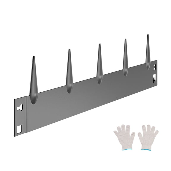 5 Pack 39x3in Dark Gray Rustproof Steel Landscape Edging, Bendable Heavy Duty Lawn Border Easy Install Flower Bed Yard Walkway Divider