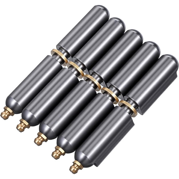 5 Pack 4 Inch Weldable Barrel Hinges Heavy Duty Weld on Bullet Hinge Carbon Steel Bullet Hinge for Detachable Metal Swing Door Gate Driveway Trailer Ramp