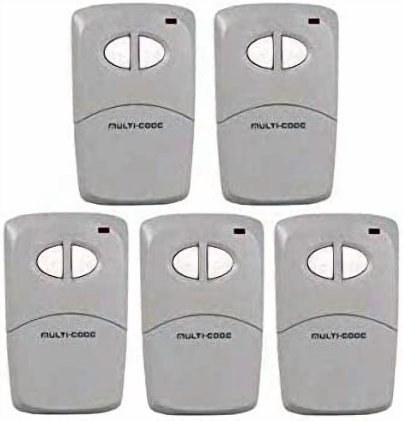 Multi Code Gate Remote (5-Pack) 4120 Linear Multi Code 2 Button Garage Gate Remote MCS412001 ...