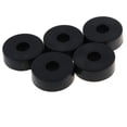 thumbnail image 1 of 5 Pack 45x15mm Round Rubber Bumpers Black Feet Spacers for Electronics, Computer, 1 of 7