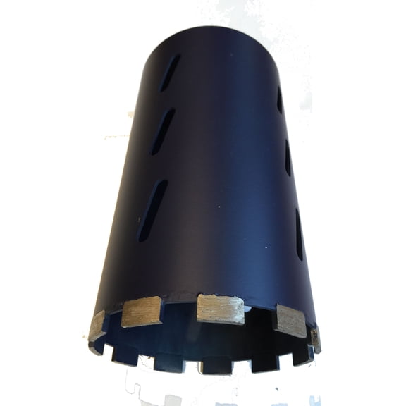 5-Pack 5 1/2" Laser Welded Dry Diamond Core Drill Bits for Cutting Concrete and Asphalt, 5 1/2" Diameter x 11" Length