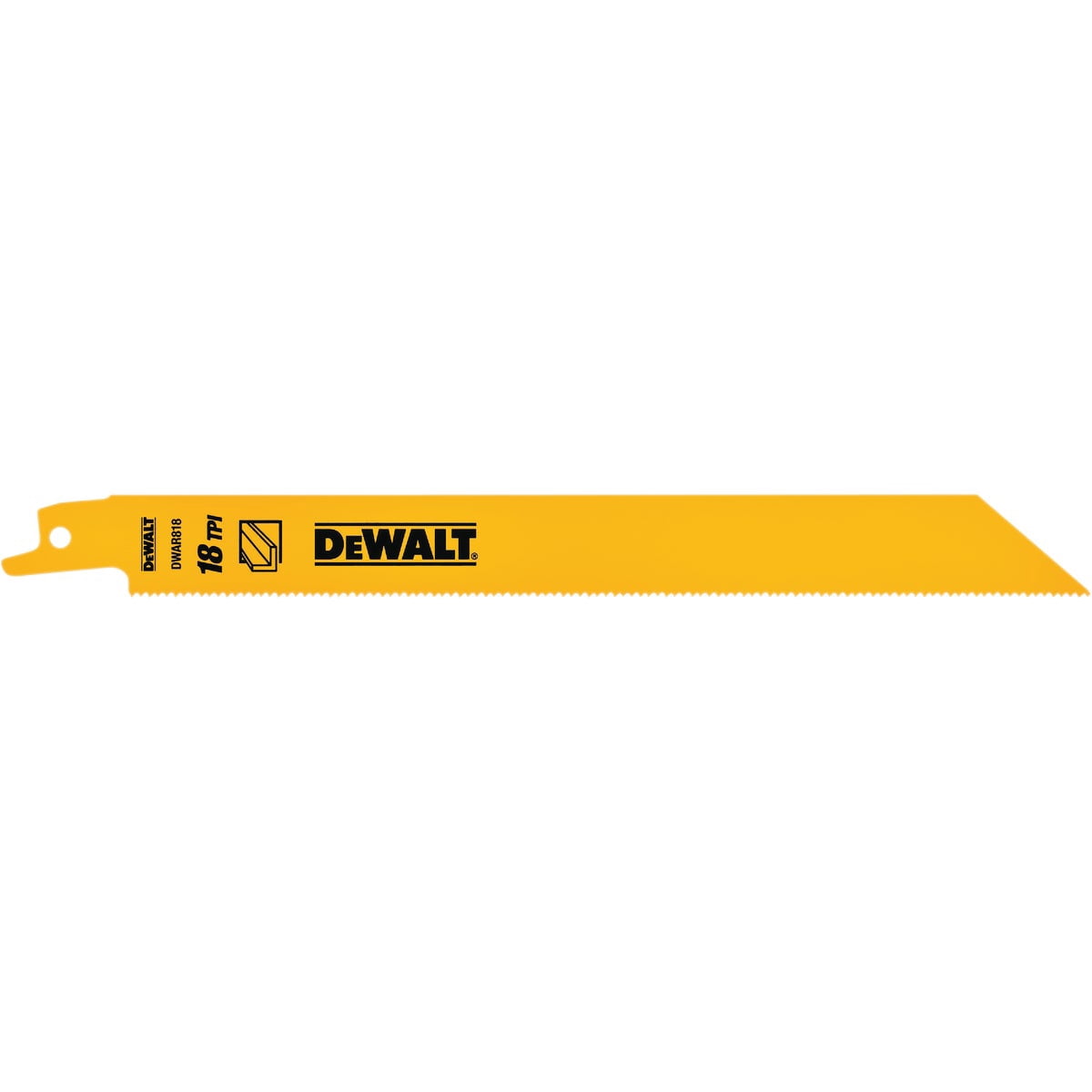 5 Pack - 5-Pk., 8-In. 18-TPI Reciprocating Saw Blade -DW4821