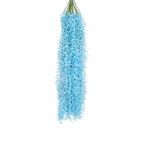 5 Pack 95cm Artificial Weeping Willow Vine Hanging Floral Vines Aesthetic Greenery Decor for Wedding Living Room Outdoor Courtyard