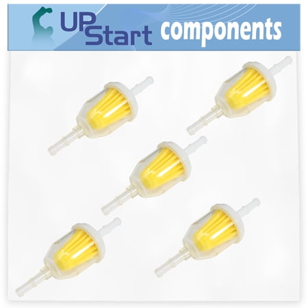 5-Pack AM116304 Fuel Filter Replacement for Troy-Bilt 13AP60TP766 Lawn Tractor - Compatible with GY20709 Fuel Filter
