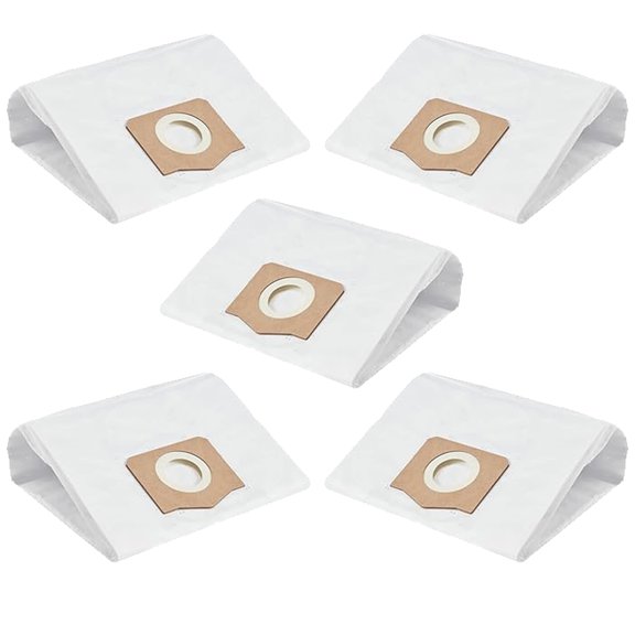 5 Pack AVG0905 Dust Filter Bags, Compatible with EGO Power+ 9 Gallon Wet/Dry Vacuum WDV0900, High Efficiency and Reusable Bags