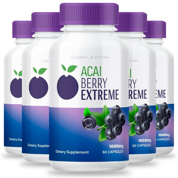 (5 Pack) Acai Berry Extreme Capsules - Acai Berry Keto Capsules