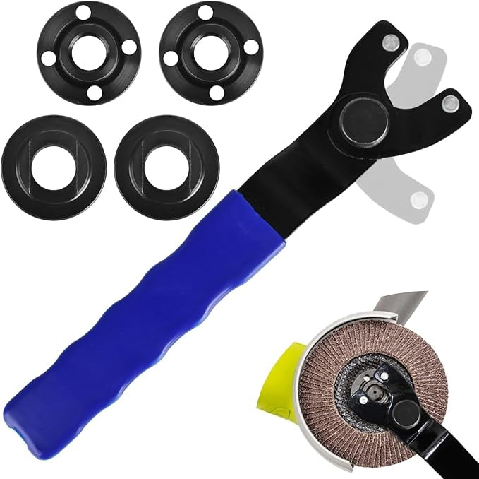 5 Pack Adjustable Angle Grinder Wrench and Grinder Flange Nut Universal Adjustable Angle Grinder Wrench Angle Grinder Nut and Pin Spanner Compatible with Dewalt Grinder or other Grinders Walmart
