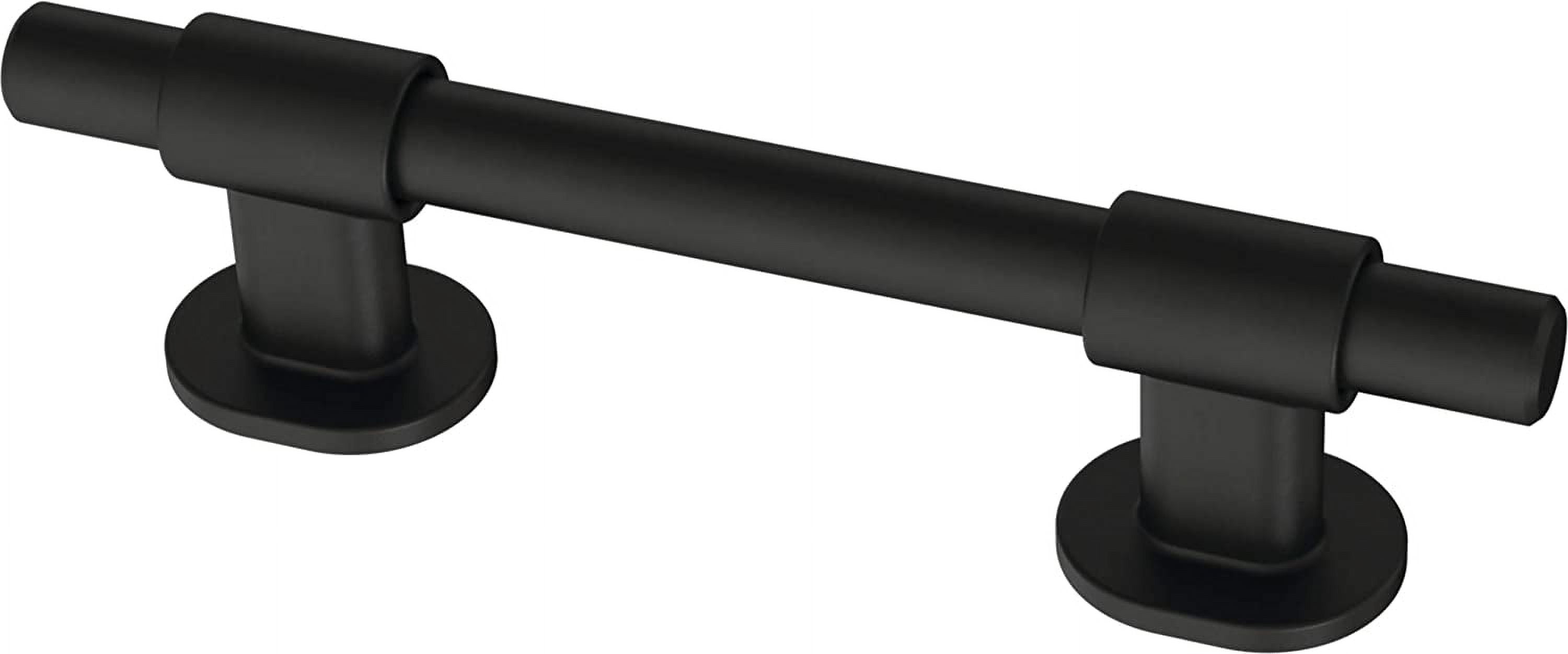 (5-Pack) Adjustable Drawer Pulls/Cabinet Handles 1-3/8" to 4" Hole Center Matte Black Kitchen Hardware, Doors, Dressers, Furniture Matte Black 1-3/8" to 4"