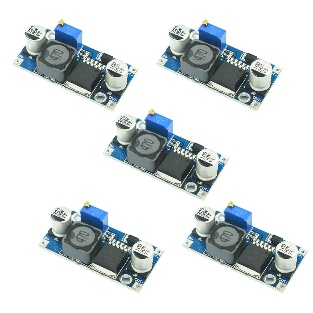 5 Pack Adjustable Voltage Regulator Module For Electronics Diy Projects ...