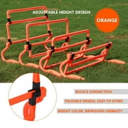 5-Pack of Agile Hurdles with Adjustable Height Extenders Foldable   Plyometric Fitness & Speed Training Equipment   Hurdle/Obstacles for Soccer, Football, Track & Field & More