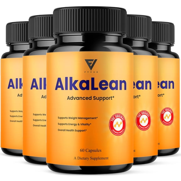 (5 Pack) AlkaLean Weight Management Support, Alka Lean Advanced (300 Capsules)
