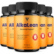 5 Pack AlkaLean Weight Management Support, Alka Lean Advanced 300 Capsules