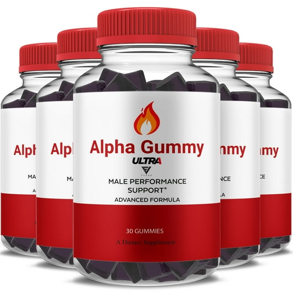 (5 Pack) Alpha Gummy Ultra Max Performance, Alpha Gummy Reviews (5 Month Supply)