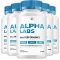 thumbnail image 1 of (5 Pack) Alpha Labs for Men Capsules, AlphaLabs Vitamin Complex Pills, Alpha Labs Official Formula, LabsAlpha Para Hombres Dietary Supplement, All Natural Support Formula Reviews (300 Capsules), 1 of 6